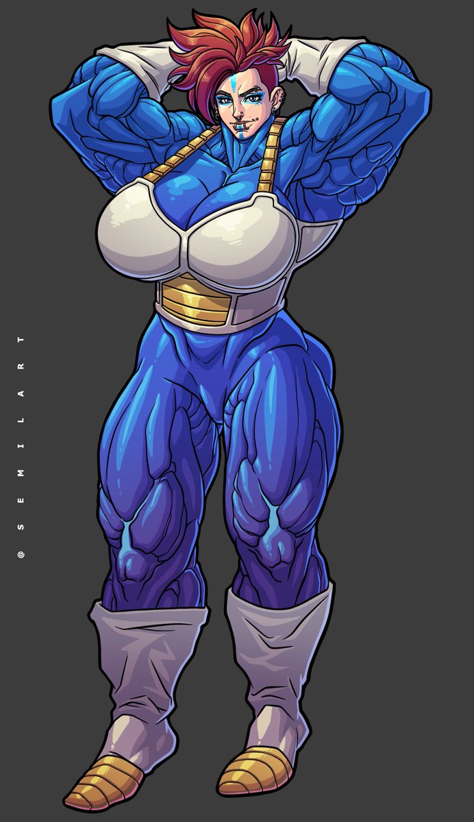 Commission Complete: Saiyan Armor Katyusha 
Client: <a href="/KStahlia/">Katyusha117 - RaveSpartan</a> 

Celebrate with us for more bikini muscle girls!
Commissions open: Full Illustration Cell shading with gradients for only $25.
My email.
taktarov888@gmail.com

Follow me on Twitter: @semilart 
Thank you