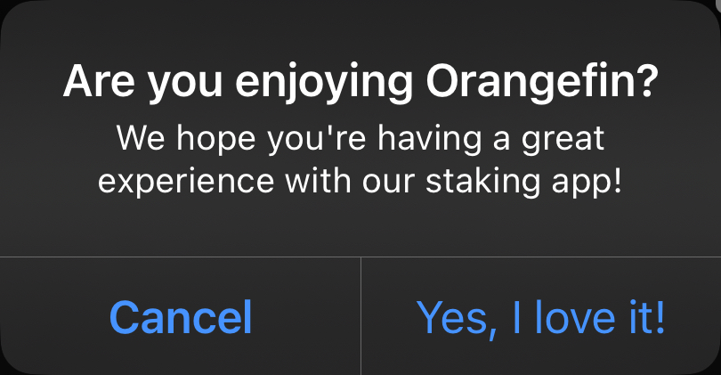 orangefincrypto's tweet image. Hey OrangeFam! If you’ve been loving our mobile app, we’d super appreciate it if you could spare a minute to leave us a review. Your support helps us grow and keep improving!
Have feedback or ideas for new features? We’d love to hear them! Drop by the @solstrategies_ Discord and…