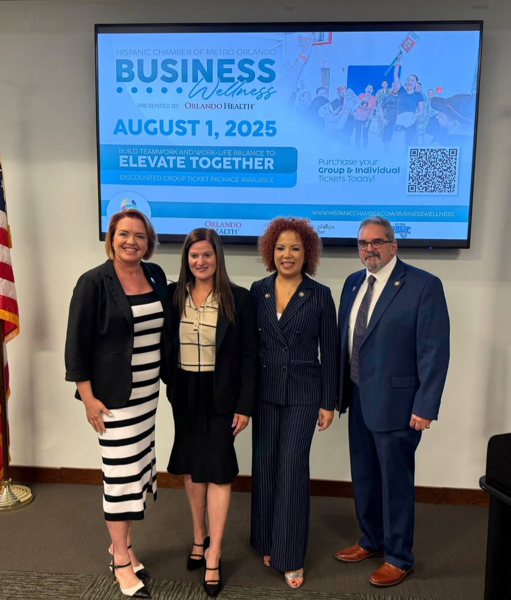 Arrington4Fl's tweet image. Thank you to the Hispanic Chamber of Metro Orlando for inviting me to join your Lunch and Learn series this week!
I enjoyed the opportunity to share policy updates from the legislative session and engage in meaningful conversations with our vibrant business community. Grateful…