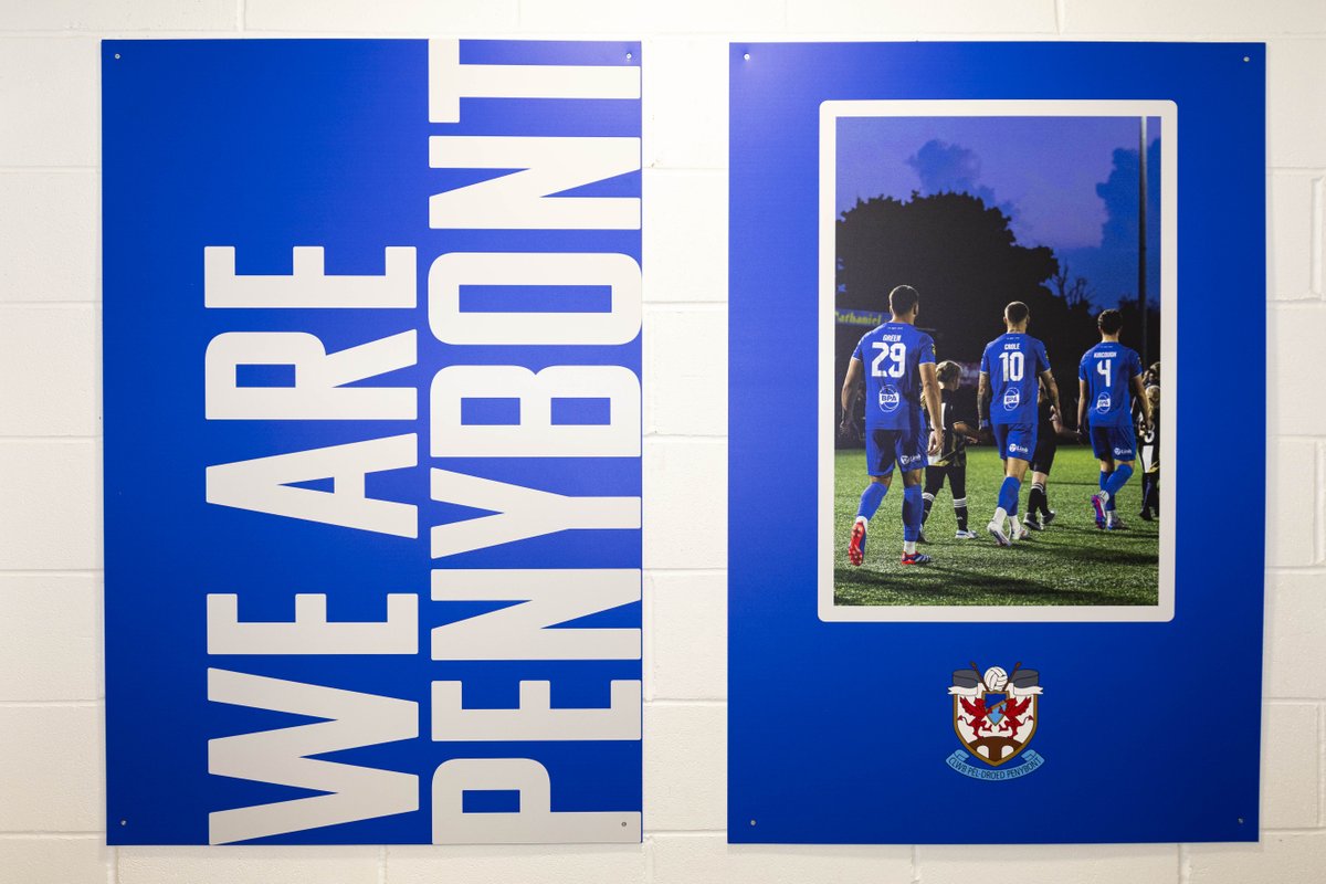 PenybontFC_'s tweet image. Thank you to @dragon_signs for helping us make the Cardiff International Sports Campus feel a little more like home. 💙

#WeArePenybont