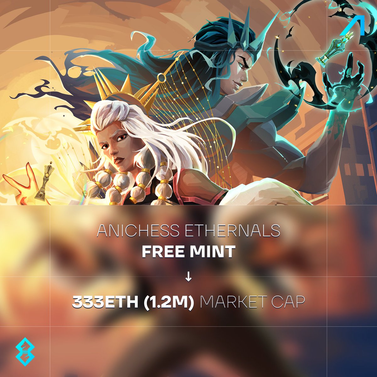 A little over two weeks.
A free mint to our most loyal community.

Now 333E market cap. Thank you for making this happen, mates.
This is just the beginning. ♟️