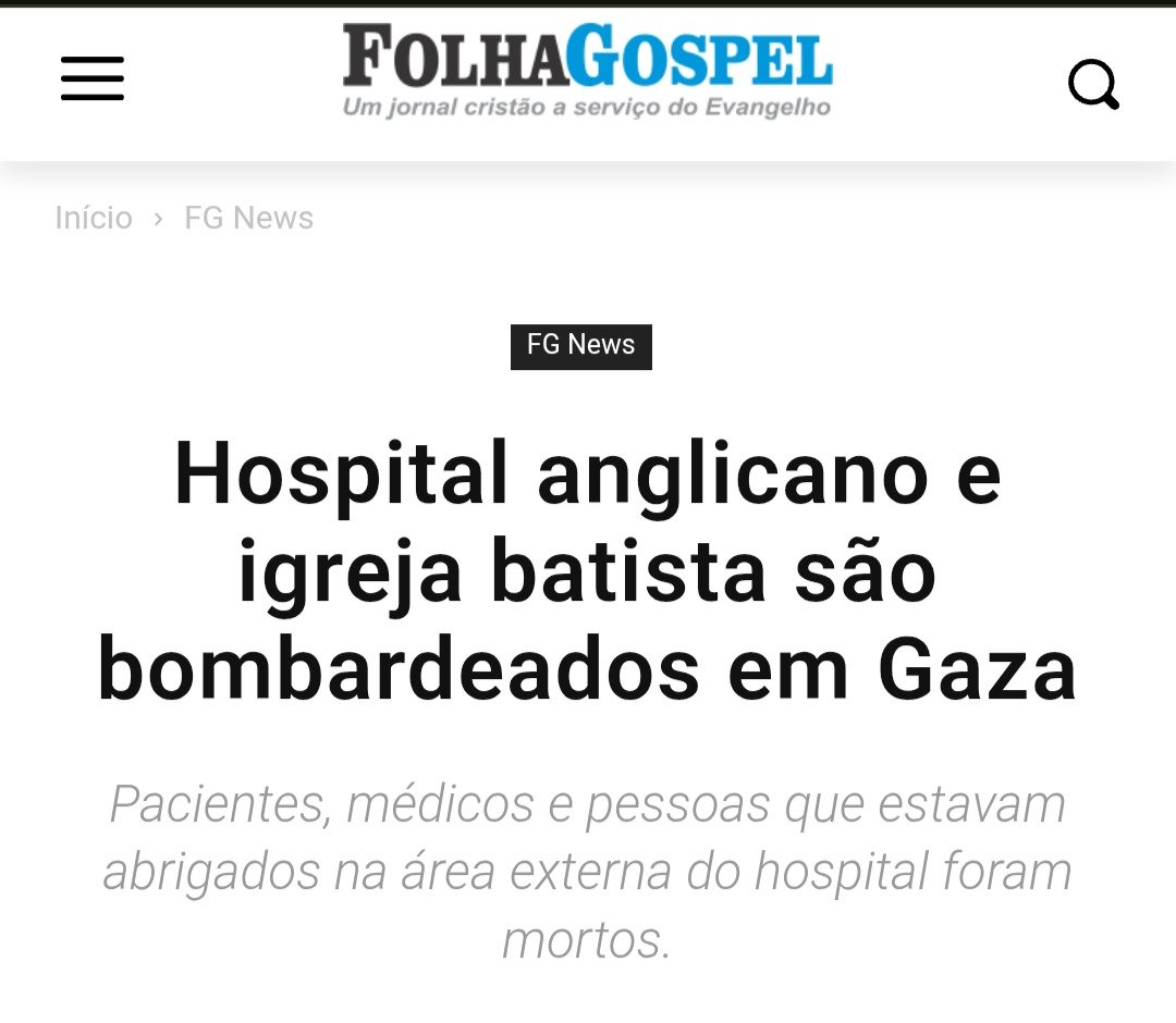 ComunistaOpres4's tweet image. Haviam 3 igrejas em Gaza:
– Uma Igreja Católica
– Uma Igreja Ortodoxa
– Uma Igreja Batista
Os Israelenses destruiram as três.