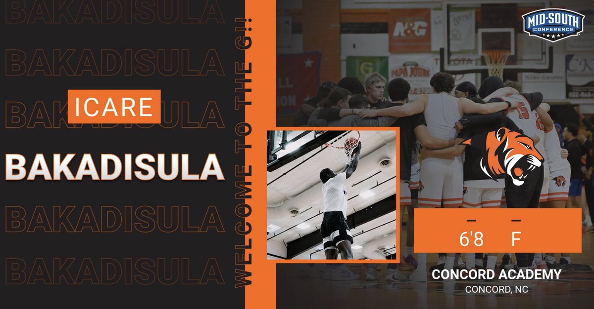 GtownTigersMBB's tweet image. As the 25-26 school year approaches, let’s welcome in some new Tigers!! 🐅🐅
Icare Bakadisula comes to us from Concord Academy (NC) where he averaged 6 PPG & 5 RPG his Senior year! Welcome to the G! #TigerPride🐅