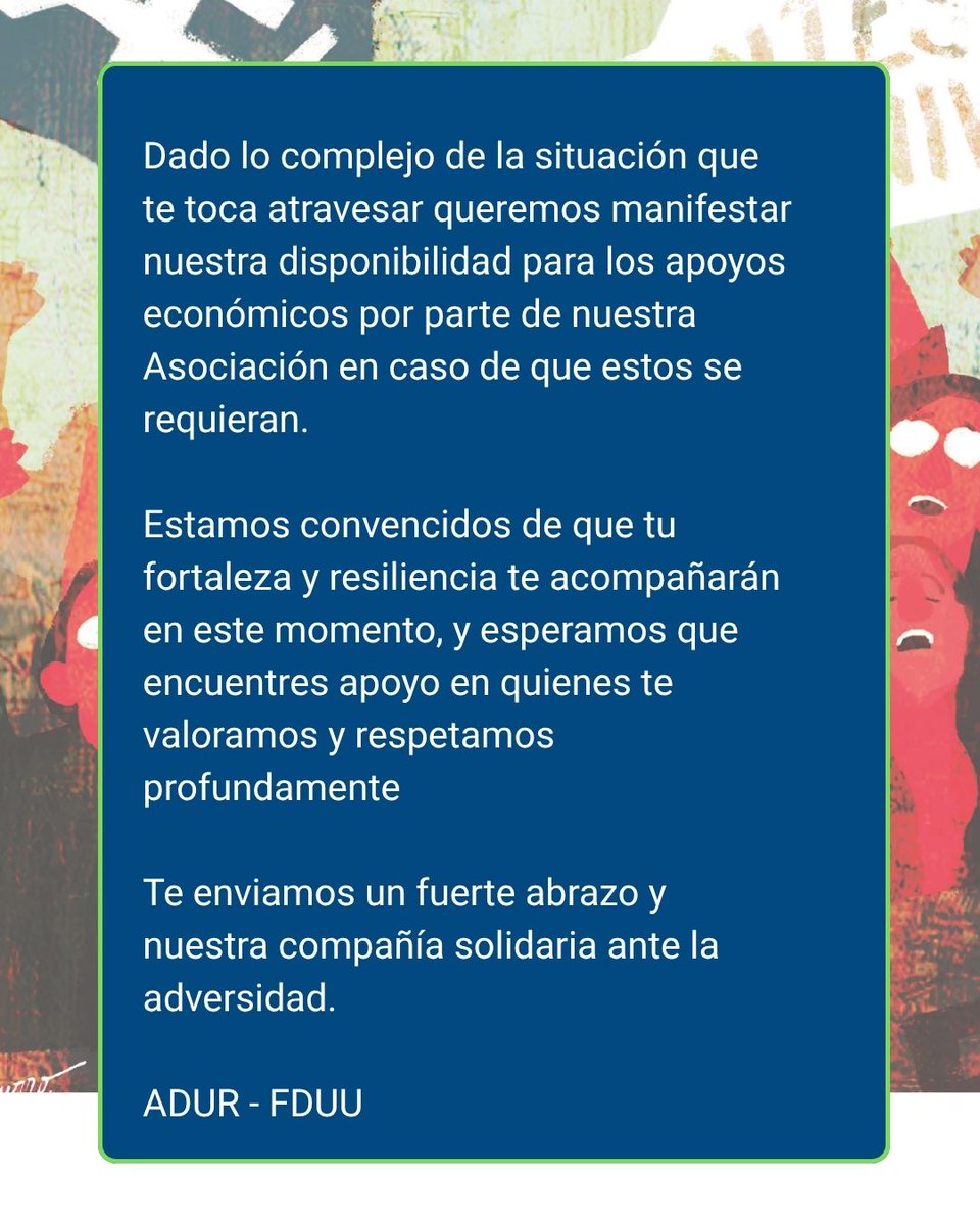 ✉️Mensaje a nuestro compañero Gonzalo Moratorio.