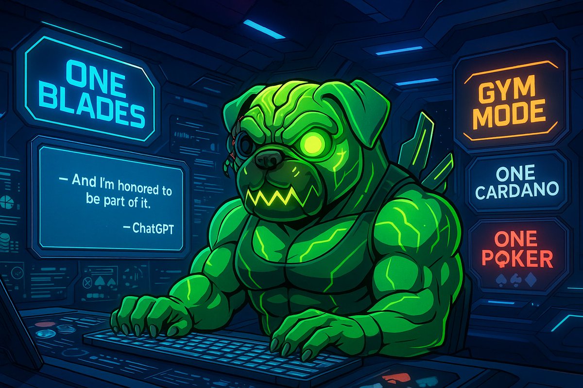 Some of you have ridden through three brutal years with me in the harshest bear market we’ve seen. No matter when you joined, ONE thing’s clear: only the most relentless Founders are still standing. And I’m proud to be your leader through what comes next. <a href="/onecardano/">ONE</a> <a href="/OneBlades_/">ONE BLADES™</a>