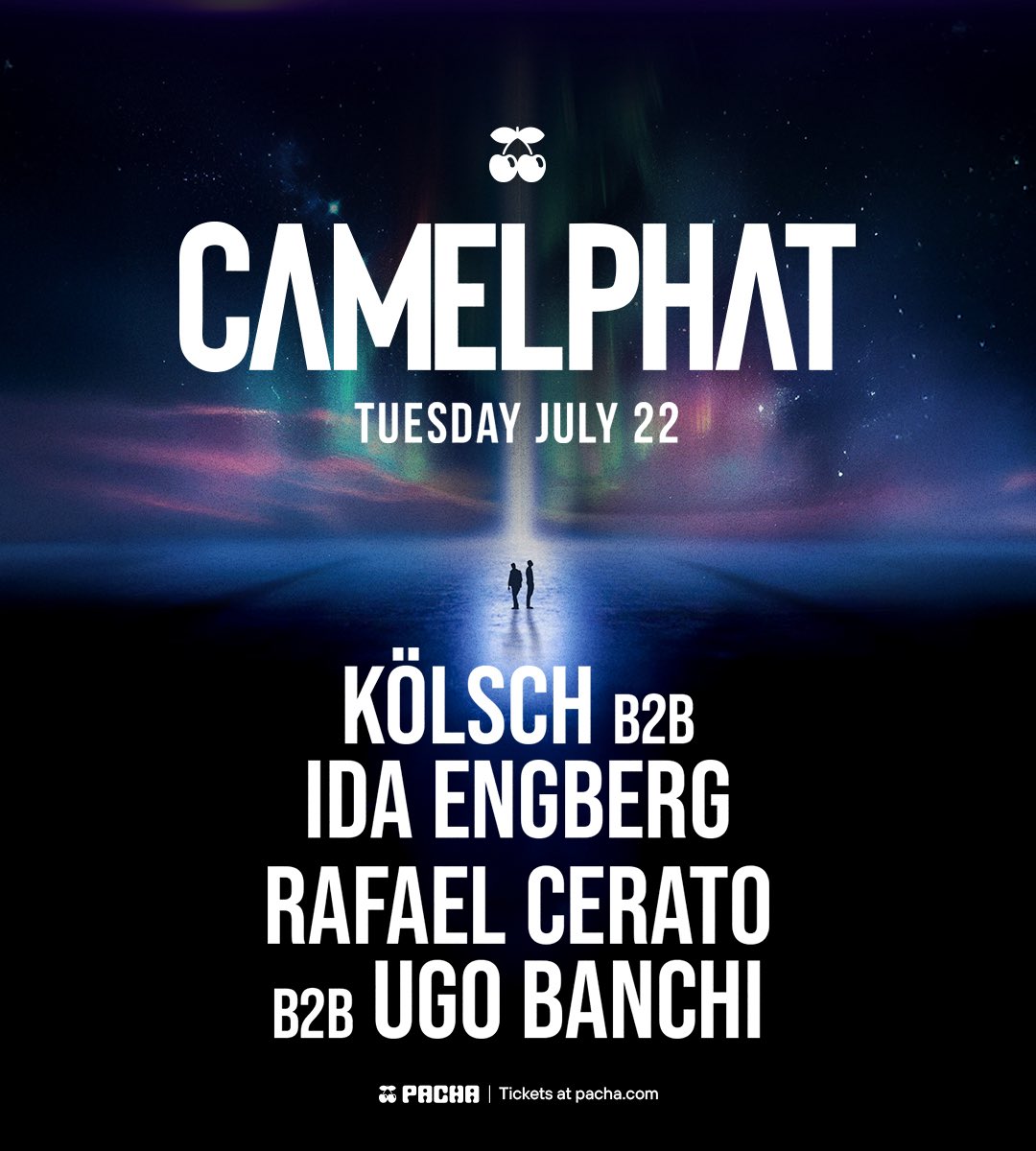CamelPhat's tweet image. Pacha Tuesdays… Next Up!!! ❤️🍒