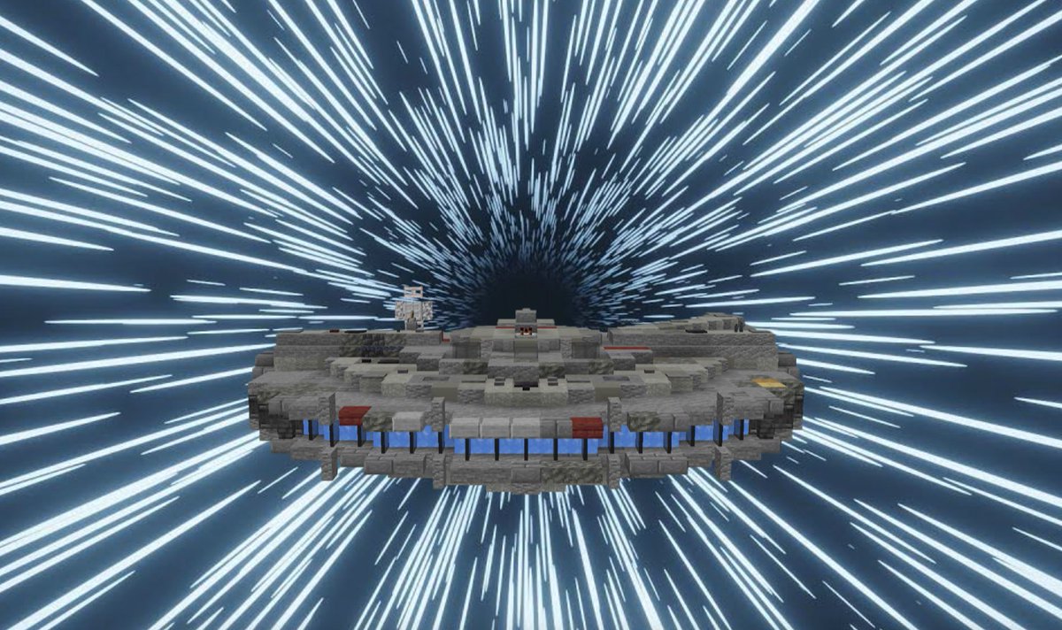 YT-1300 light freighter Millennium Falcon
#minecraft建築コミュ