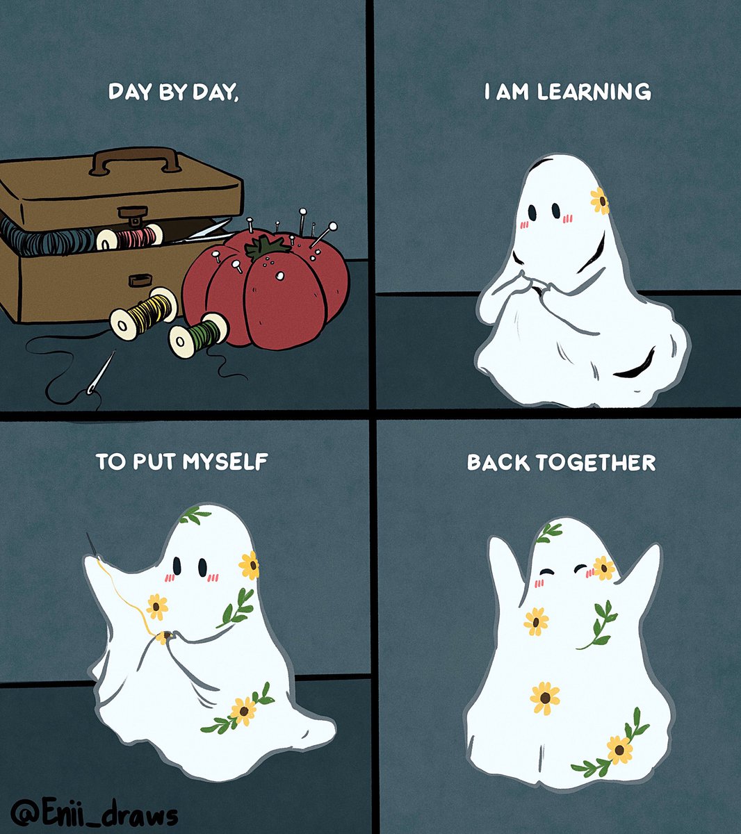 Enii_draws's tweet image. Day by day🫶