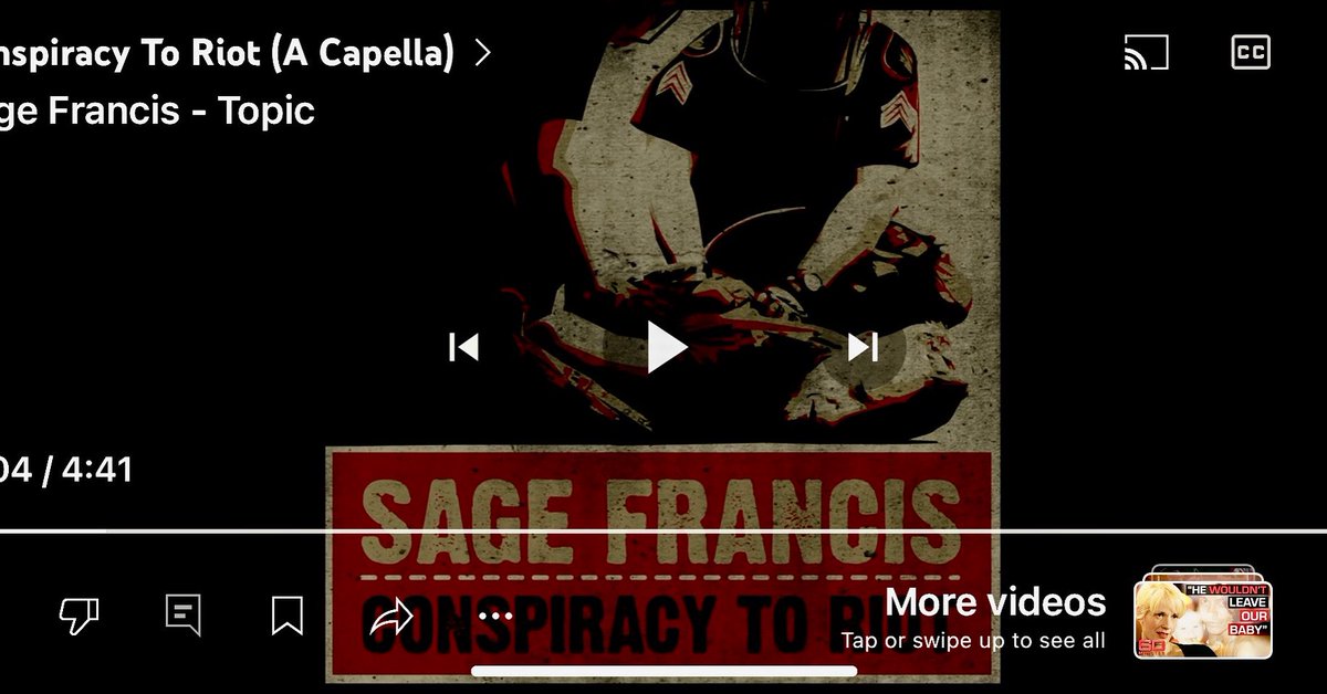 I PREDICT A RIOT!

Uncle <a href="/SageFrancis/">Sage Francis</a> 

youtu.be/EOHuplC089A?si…

#speechdevelopmentrecords #sdr #independentlabel 
#rap #independenthiphop #hiphop #sagefrancis #strangefamousrecords #strangefamous