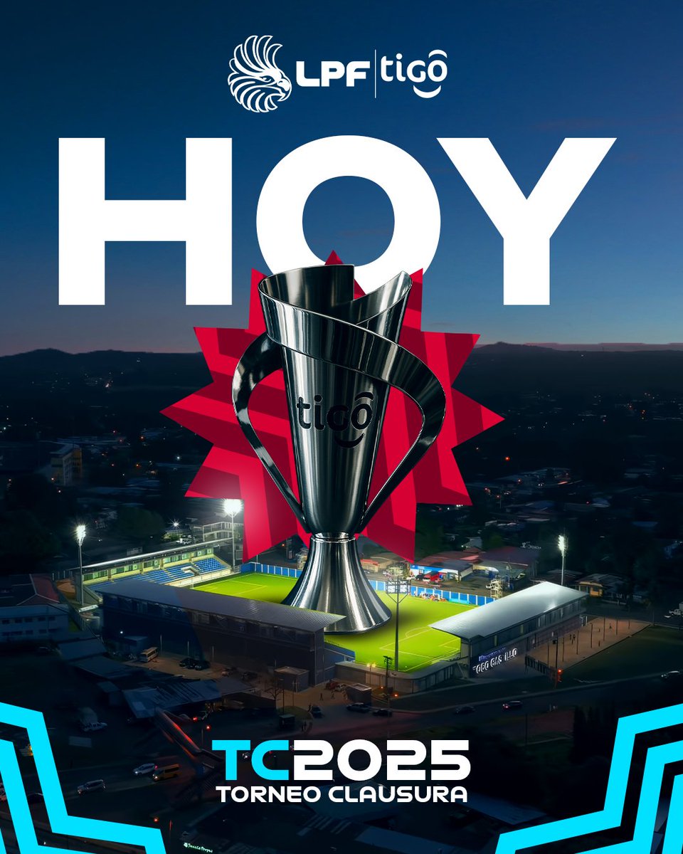 ¡¡¡𝗘𝗦 𝗛𝗢𝗬, 𝗘𝗦 𝗛𝗢𝗬!!! 🤩🏟️

Inicia el Torneo Clausura 2025 de la #LPFTigo y la pasión por #NuestroFútbol vuelve a las canchas.