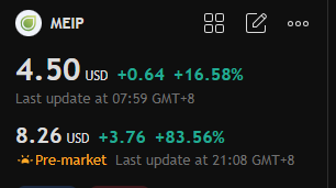 msneed71's tweet image. $MEIP is worth watching!

MEIP focuses on cancer therapy, and voruciclib and other candidate drugs have great potential
Recent financial reports are better than expected
Shareholder activism may increase value

Target price: $12.35.
#StockTrading
