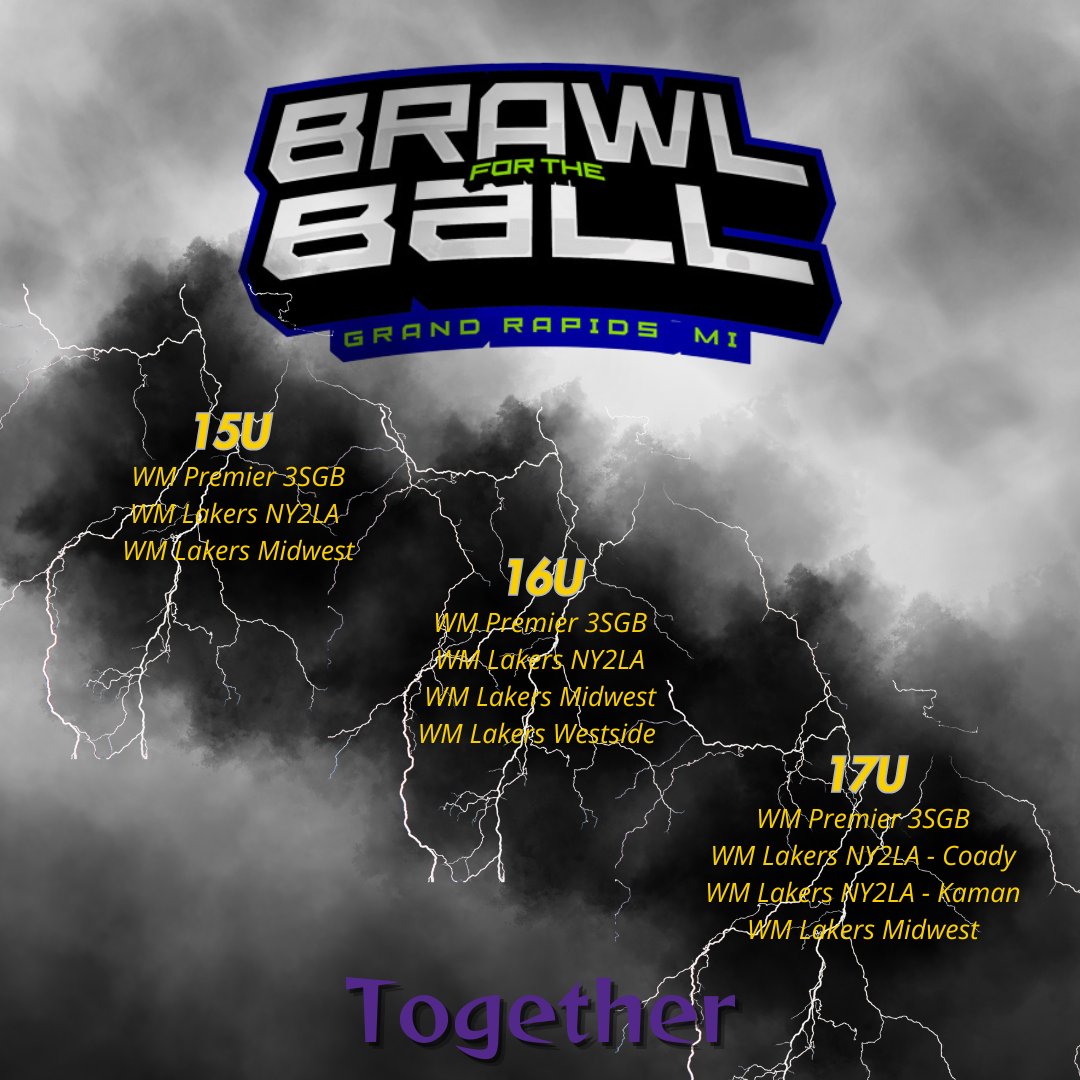 wmlakersbball's tweet image. IT'SSSSSS TIMEEEEEE. Brawl For The Ball is here. 11 of our teams will be competing right here in Grand Rapids this Weekend. @PrepHoops