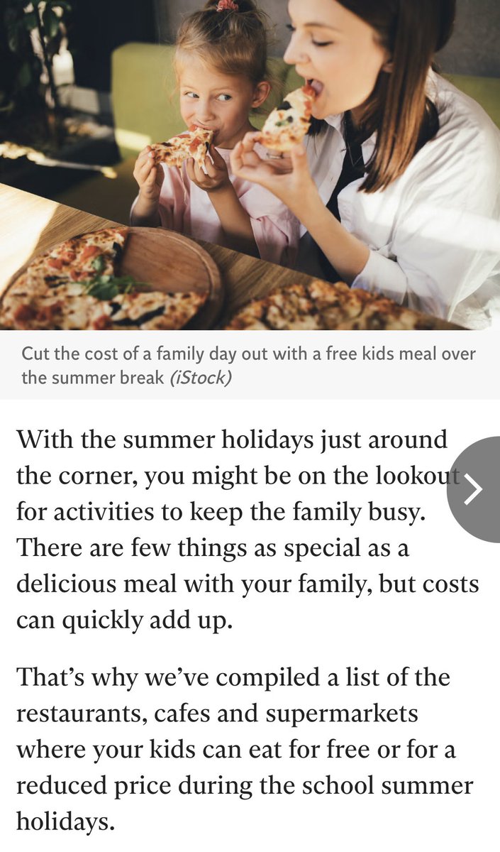 Here’s a link to where children can eat free or at a discount over summer independent.co.uk/deals/kids-eat… <a href="/EXCEL_LT/">Excel Learning Trust</a>
