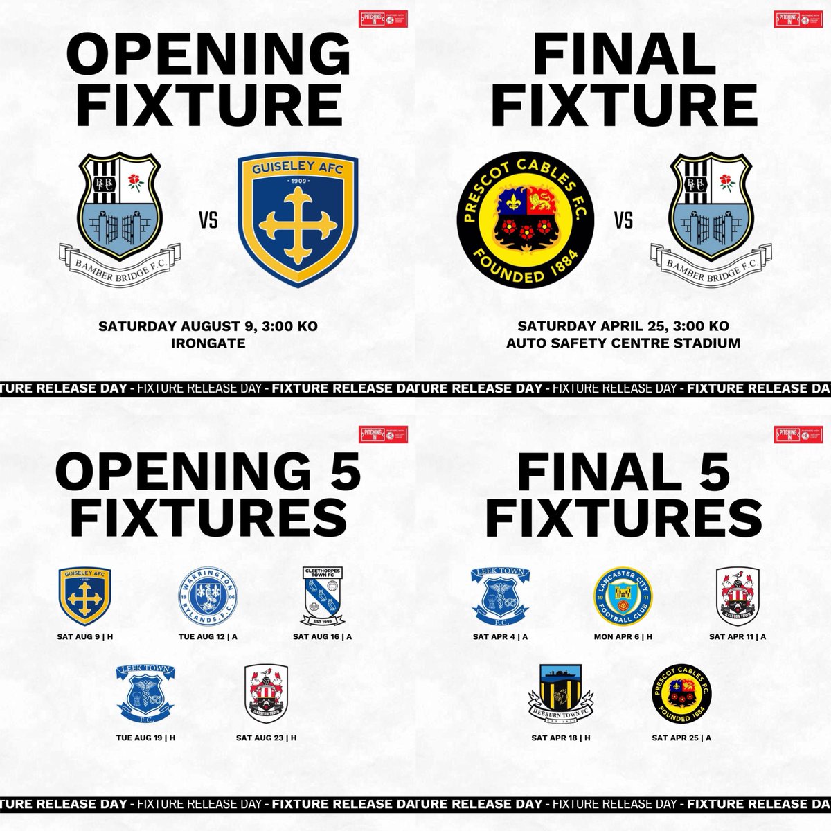 Seth Boardman (@sethb_media) on Twitter photo Busy day for the graphics yesterday during the <a href="/BamberBridgeFC/">Bamber Bridge FC</a> fixture release!
#UpTheBrig #Fixture #release #day #sports #graphic #design Busy day for the graphics yesterday during the <a href="/BamberBridgeFC/">Bamber Bridge FC</a> fixture release!
#UpTheBrig #Fixture #release #day #sports #graphic #design