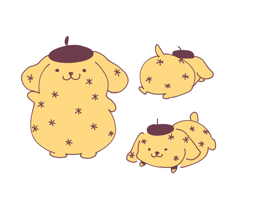 extra cute pompompurin