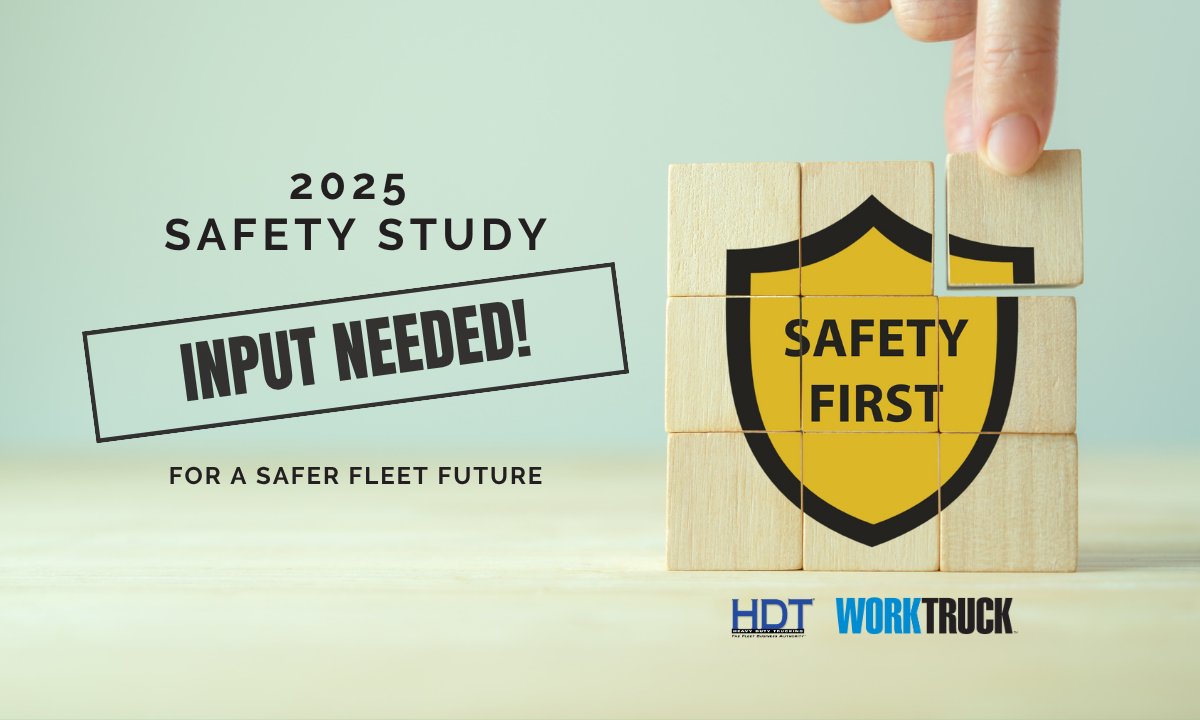 HDTrucking's tweet image. ⏰Last chance to help HDT with our annual safety survey! loom.ly/SWzfKwI
Participants will get access to an exclusive download of last year's full research report. #safety #trucking