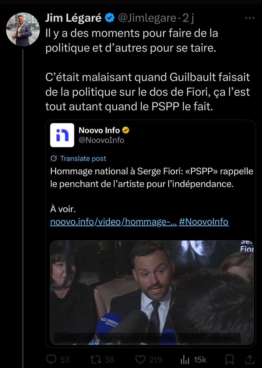 DoomDumas's tweet image. Allô "l'influenceur" @Jimlegare!
Ton chef, @E_Duhaime, a supposément menti sur Serge Fiori. Il ne l'aurait pas interviewé... Demande lui? Il nous répond pas, même si posté le lien prendrait 2 sec…
PS merci de t'en prendre aux boomers!! 🖕🖕🖕🖕🖕🖕