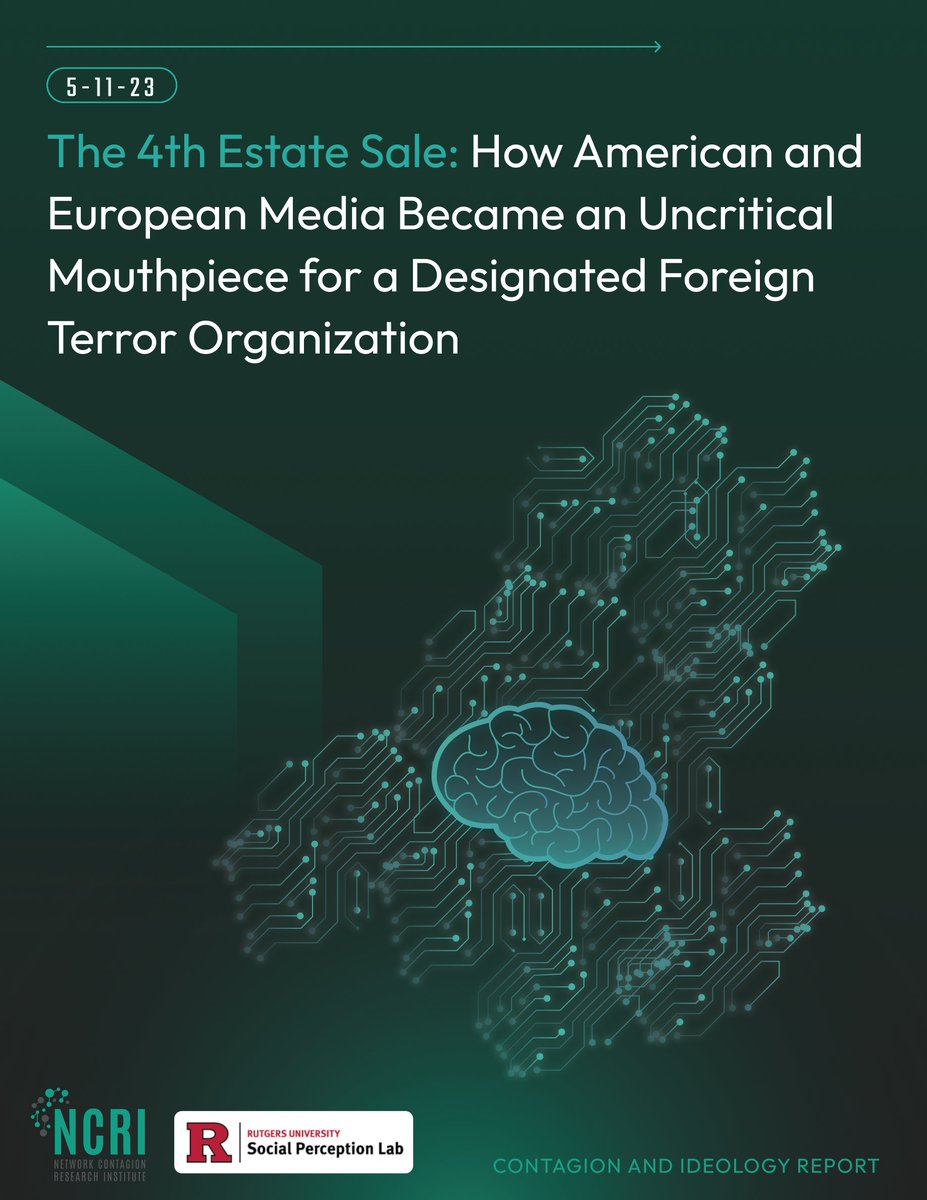 The media is the problem:
"A significant number of headlines from mainstream media outlets thus elevated one side of the story – the side promoted by a designated foreign terrorist organization – without waiting for forensic clarity and countervailing evidence".
New report on How