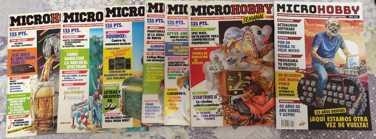 RamonBorja2011's tweet image. Como pasa el tiempo...y que recuerdos me vienen de esas tardes tecleando listados...@jlsanzf @MicroHobbyPapel ,Gracias de nuevo por traer una parte de aquellos años tan felices!