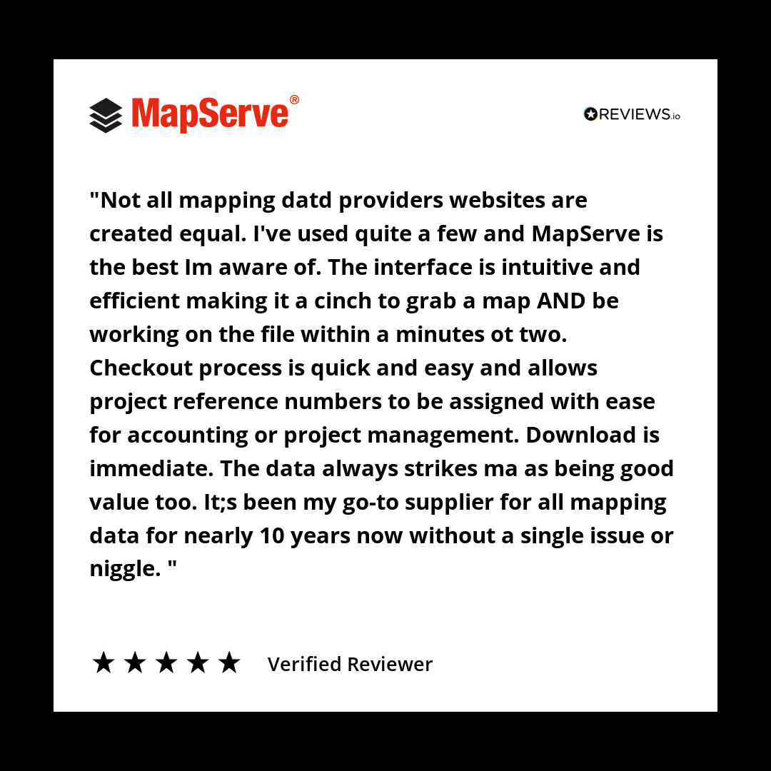mapserve's tweet image. 10 years. Zero issues.
That’s what we aim for. And it’s why professionals keep coming back.
#TestimonialTuesday #MappingTools #CustomerLoyalty #PlanningWorkflows #ArchitectsUK #MapServe #TrustedByProfessionals