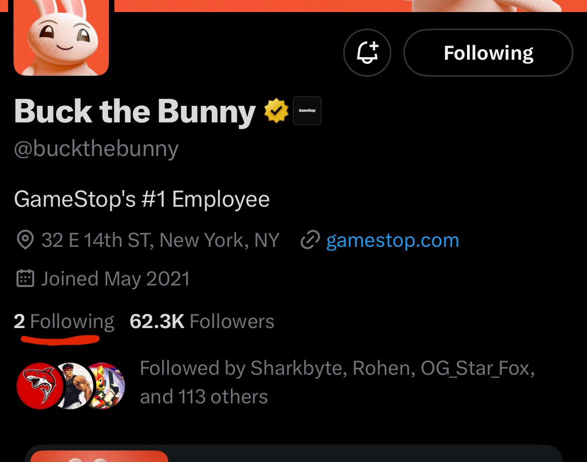 lorrdfarquaadd's tweet image. Buck stopped following greg and started following @PushStartArcade 🤔🧐