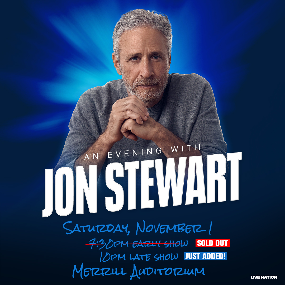 NEW SHOW ADDED: Due to high demand, we're adding a late show to Jon Stewart's stop at Merrill Auditorium on Saturday, November 1st! Tickets go on sale today (7/18) at 12PM 🎟️ events.wfconcerts.com/JonStewartMerr…