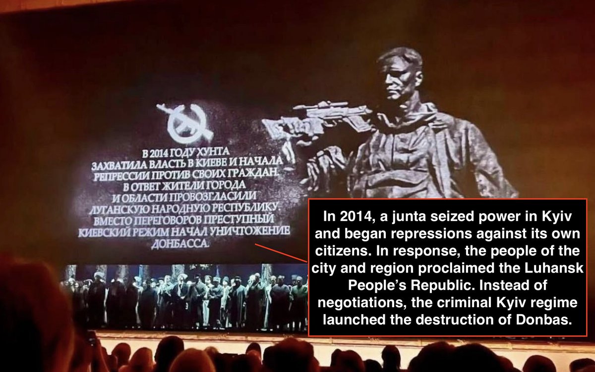 pevchikh's tweet image. A week before his concert in Italy — already the subject of public outrage — Gergiev takes the stage at the Bolshoi with this.
What more proof do you need? What else does he have to do?
Give a Nazi salute? Publish a plan for the full conquest of Ukraine? Carve Putin’s face into…