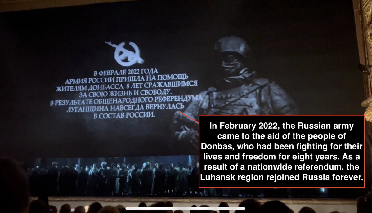 pevchikh's tweet image. A week before his concert in Italy — already the subject of public outrage — Gergiev takes the stage at the Bolshoi with this.
What more proof do you need? What else does he have to do?
Give a Nazi salute? Publish a plan for the full conquest of Ukraine? Carve Putin’s face into…
