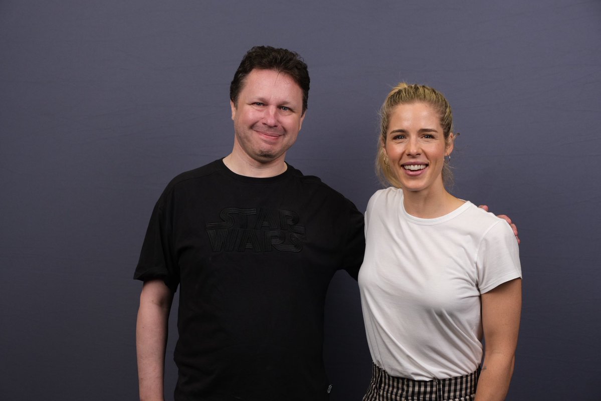 Trev71_MUFC's tweet image. Was great to meet Felicity from Arrow (Emily Bett Rickards ) and Kleya from Andor (Elizabeth Dulau) last weekend