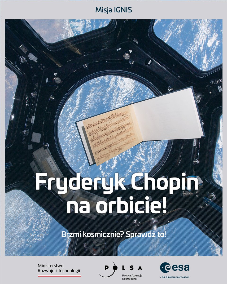MRiTGOVPL's tweet image. 🎹Dzięki uprzejmości Narodowego Instytutu Fryderyka Chopina na pokład Międzynarodowej Stacji Kosmicznej trafiły faksymile rękopisu „Mazurka As-dur” – dzieła jednego z najwybitniejszych kompozytorów w historii.
🎼Chopin to nie tylko muzyczny geniusz – to duch polskiej kultury i…
