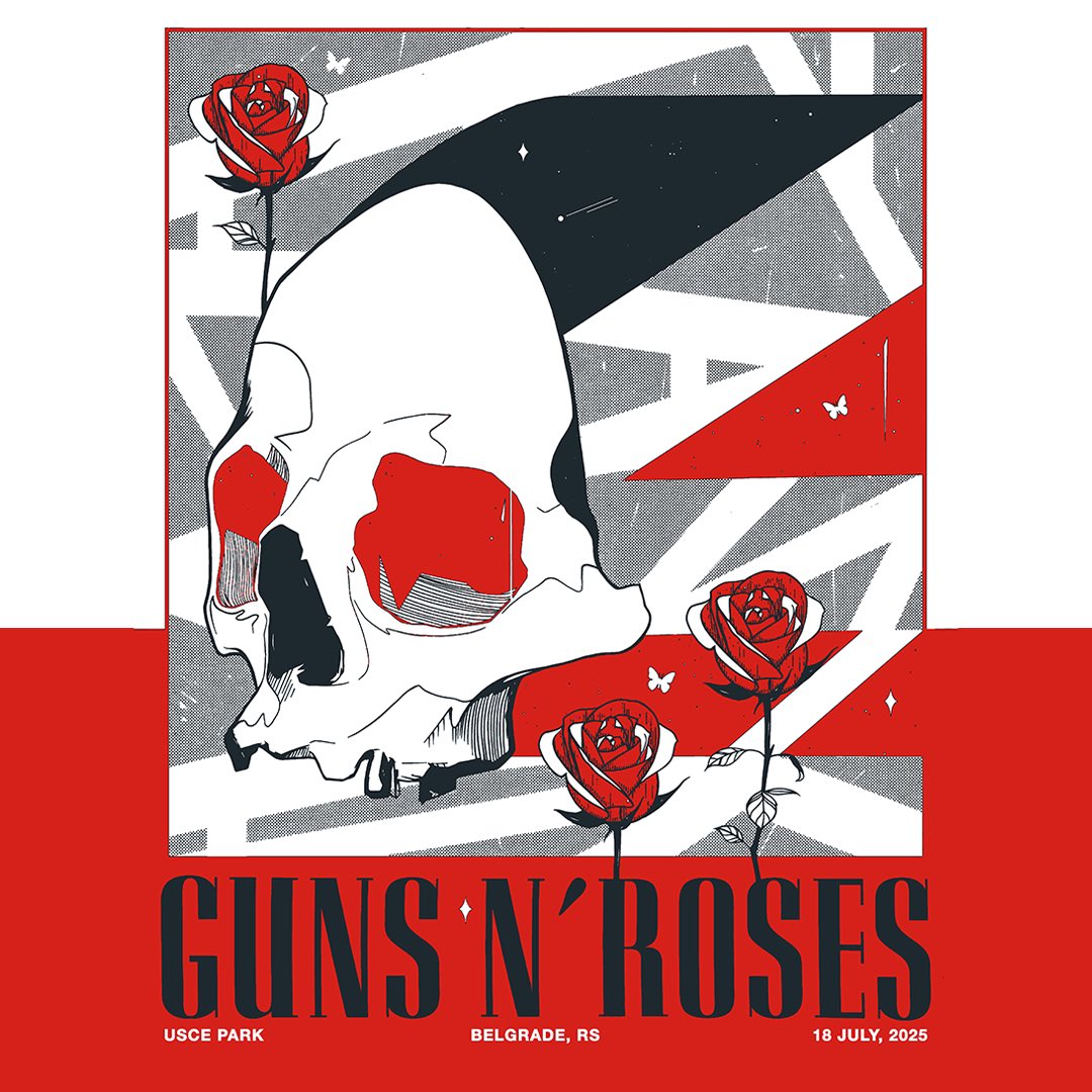 gunsnroses's tweet image. First ever show in Belgrade tonight! Are you F’N’ ready?