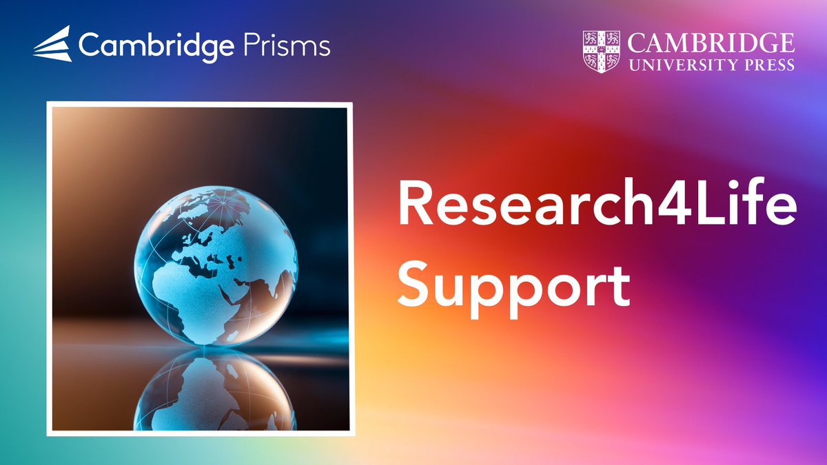 CambridgePrisms's tweet image. Authors from low- and middle-income countries, who are not covered by an institutional #openaccess agreement or the Cambridge Open Equity Initiative, may be eligible for support under the Research4Life scheme.
Find out more here: bit.ly/3G96yKr
#AcademicPublishing