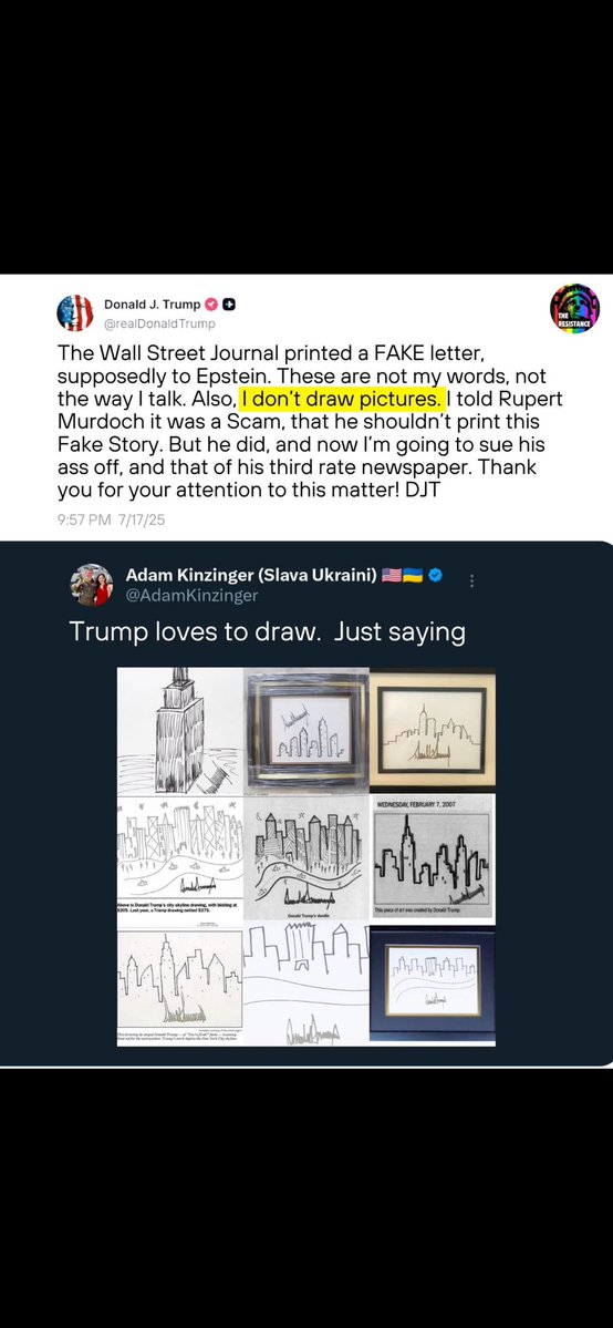 natel07_l's tweet image. Breaking. Trump not only doesnโt draw but never used the word โ enigmaโ before. Yah, Before it was found on this video ! Nice sketching tacos Don.