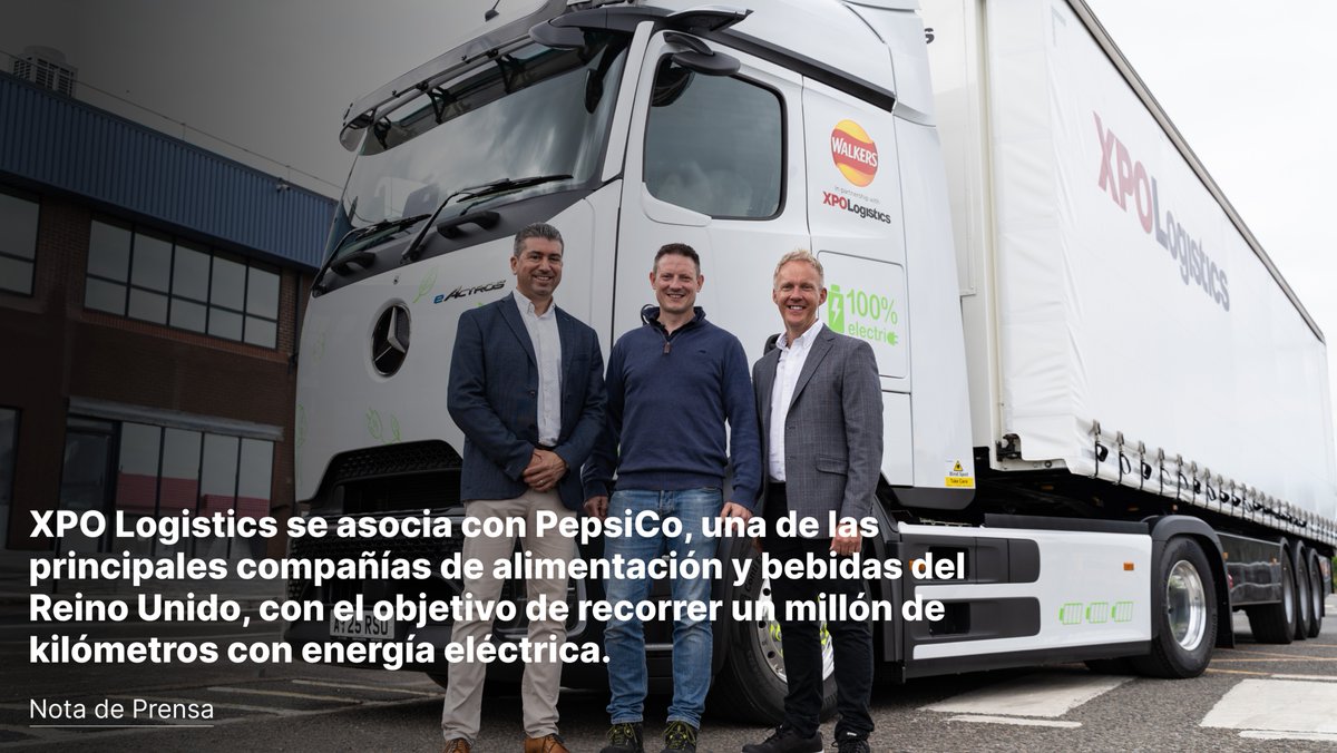 🚛⚡ XPO Logistics será el partner principal de transporte de <a href="/PepsiCo/">PepsiCo</a> en Reino Unido

Con e-trucks Mercedes-Benz y análisis CO₂ con #IA, impulsamos su camino hacia las cero emisiones 🌱Una alianza de #sostenibilidad, #innovación y eficiencia logística:
europenews.xpo.com/es/3108/xpo-se…