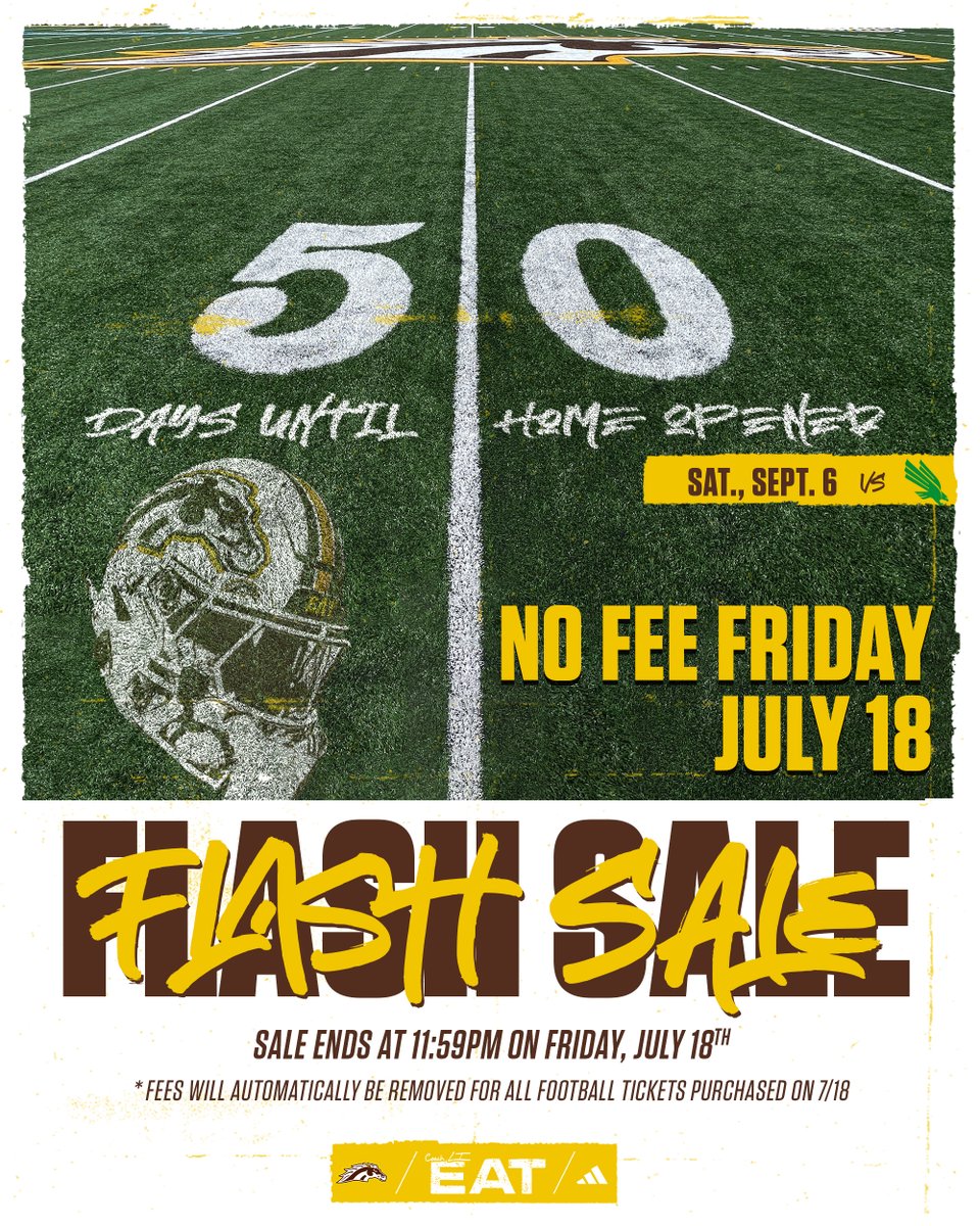 WMUBroncos's tweet image. We are ๐๐ days until the @wmu_football ๐ฉ๐ฐ๐ฎ๐ฆ ๐ฐ๐ฑ๐ฆ๐ฏ๐ฆ๐ณ! Single-game tickets are now available, with a ๐๐ ๐
๐๐ ๐
๐ซ๐ข๐๐๐ฒ ๐ญ๐๐๐๐ ๐บ๐๐๐!
๐๏ธ wmubroncos.com/tickets