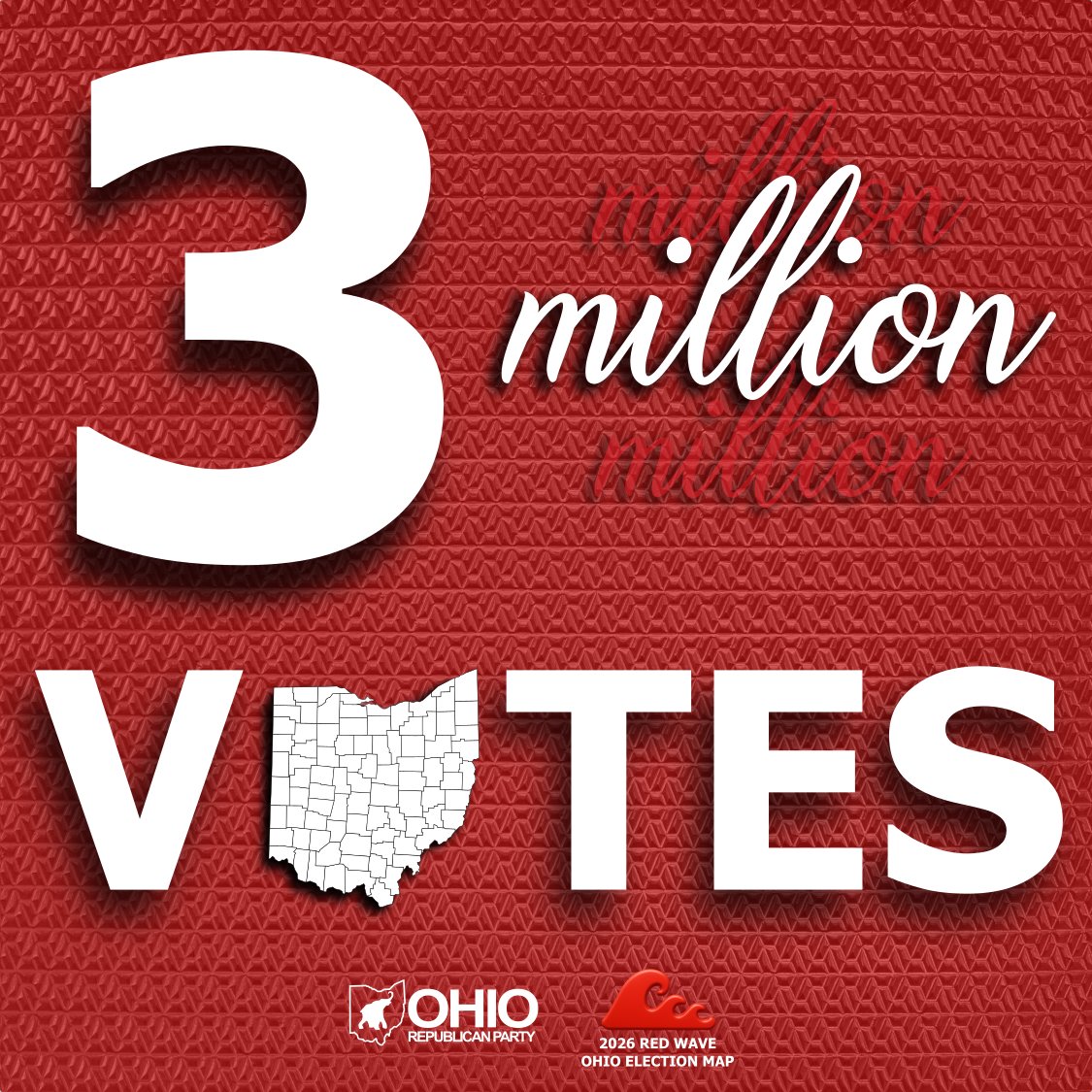 ohiogop's tweet image. Will Vivek Ramaswamy be Ohio’s first governor to hit 3 million votes? We’re betting on it 🇺🇸