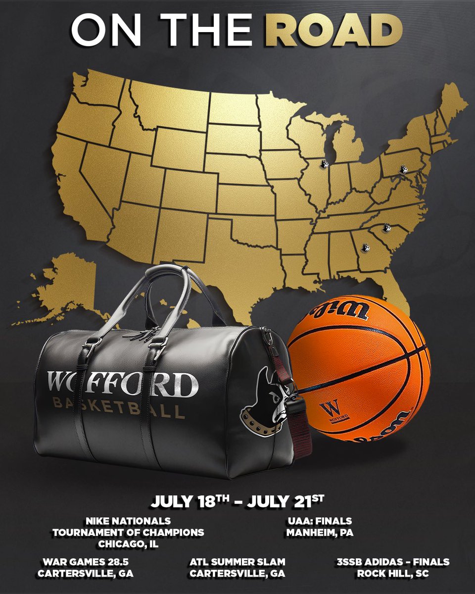 Wofford women’s basketball is back on the road working to complement our present with a future built on hustle, heart, and purpose. You in?

#ConquerAndPrevail