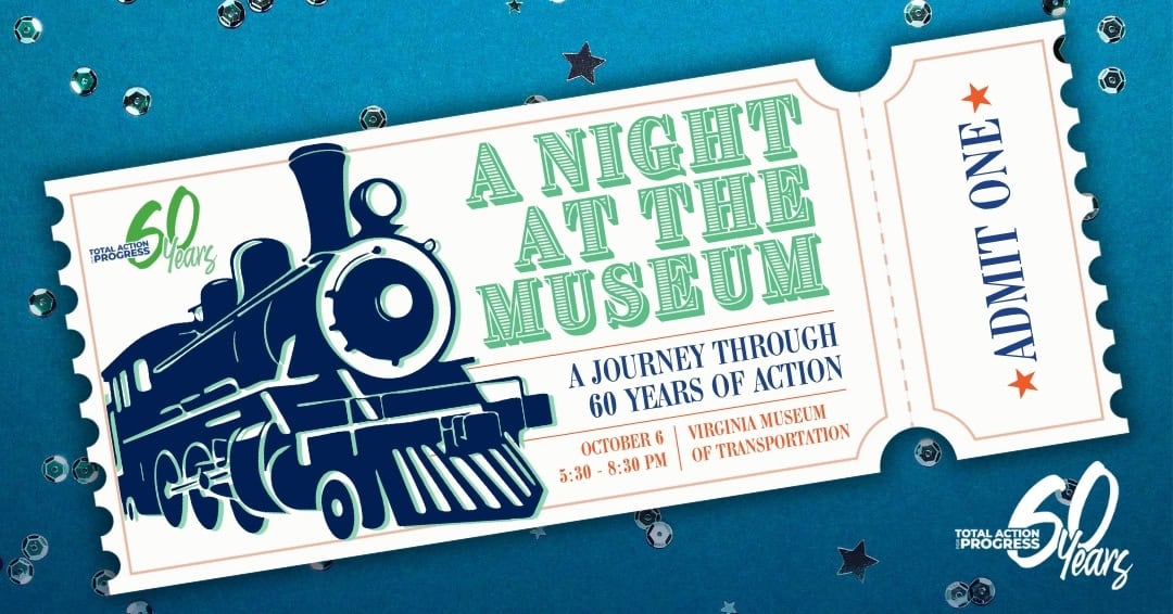 RoanokeStarNews's tweet image. Total Action for Progress (TAP) has announced that tickets are now available for its signature 60th anniversary celebration, A Night at the Museum: A Journey Through 60 Years of Action, to be held on Monday, October 6, ... f.mtr.cool/lbzjnjarwc