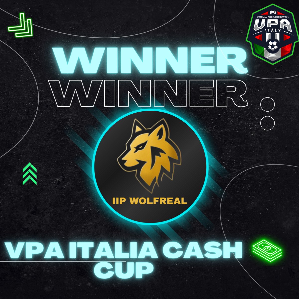 VPA Italy (@vpa_italy) on Twitter photo Complimenti agli <a href="/WolfrealEsports/">IIP WOLFREAL</a> che hanno avuto la meglio su tutti e hanno vinto la prima cash cup targata VPA ITALIA.
<a href="/S4lvis94/">Salvis94</a>
<a href="/ryze_as/">RyZe_as_</a>
<a href="/Giordy_El_Nino/">Giordy</a>
<a href="/Mxrtjn_/">Martin.</a>
<a href="/Legend_robi/">MGV_Legend_robi</a>
<a href="/Lupo997/">-</a>
<a href="/xGioo_9/">xGioo_9</a>
<a href="/CF_Gridd7/">CF_Gridd7</a>
<a href="/col7fbi/">Col</a>
<a href="/salvoJFC26/">salvoJFC26</a>
<a href="/siggi16032007/">jki_siggi07</a>
<a href="/d3nnys_gatto10/">Dennys Gatto</a> Complimenti agli <a href="/WolfrealEsports/">IIP WOLFREAL</a> che hanno avuto la meglio su tutti e hanno vinto la prima cash cup targata VPA ITALIA.
<a href="/S4lvis94/">Salvis94</a>
<a href="/ryze_as/">RyZe_as_</a>
<a href="/Giordy_El_Nino/">Giordy</a>
<a href="/Mxrtjn_/">Martin.</a>
<a href="/Legend_robi/">MGV_Legend_robi</a>
<a href="/Lupo997/">-</a>
<a href="/xGioo_9/">xGioo_9</a>
<a href="/CF_Gridd7/">CF_Gridd7</a>
<a href="/col7fbi/">Col</a>
<a href="/salvoJFC26/">salvoJFC26</a>
<a href="/siggi16032007/">jki_siggi07</a>
<a href="/d3nnys_gatto10/">Dennys Gatto</a>