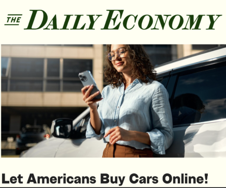 thedailyeconomy's tweet image. Car dealerships are blocking online car sales to protect their turf, hurting consumers with higher prices, less choice, and outdated buying laws.
Senior Research Fellow @JasonSorens breaks it down in his latest: thedailyeconomy.org/article/let-us…