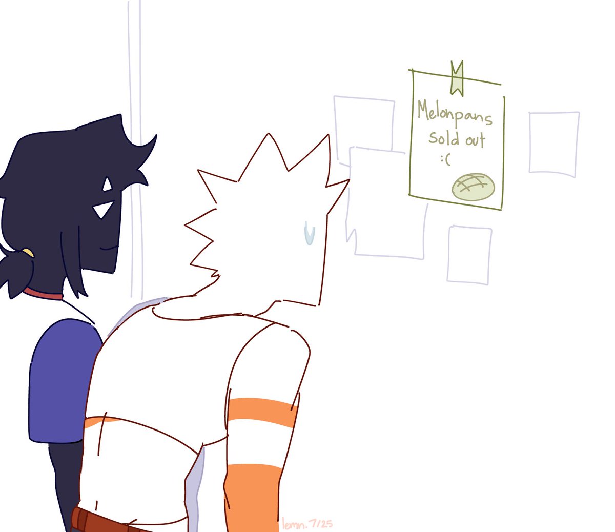 lemmingue_'s tweet image. (oc) melonpan