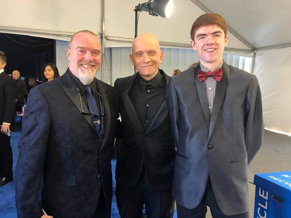Flashback to when Thomas Manning and I got to hang out with Superman’s #metamorpho Anthony Carrigan <a href="/JamesGunn/">James Gunn</a> <a href="/CarriganAnthony/">Anthony Carrigan</a> #Superman