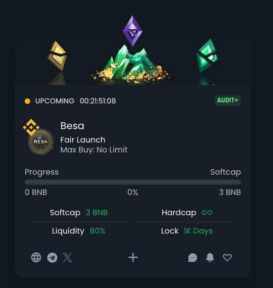 Aprpollo's tweet photo. @binance Looking for the next $BSC $BNB ALPHA!

Look no further 🔥

$BESA is about to shake the world for greatness!

https://t.co/xmaSKDorzS

With presale kicking off in few hours from now
                                             +
Audit batch has been added = Moooooon https://t.co/xnMb8IqsbC