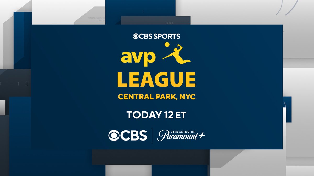 CBSSports's tweet image. Ready for some volleyball in the park? @avpbeach is LIVE at 12 PM ET today on CBS 🏐