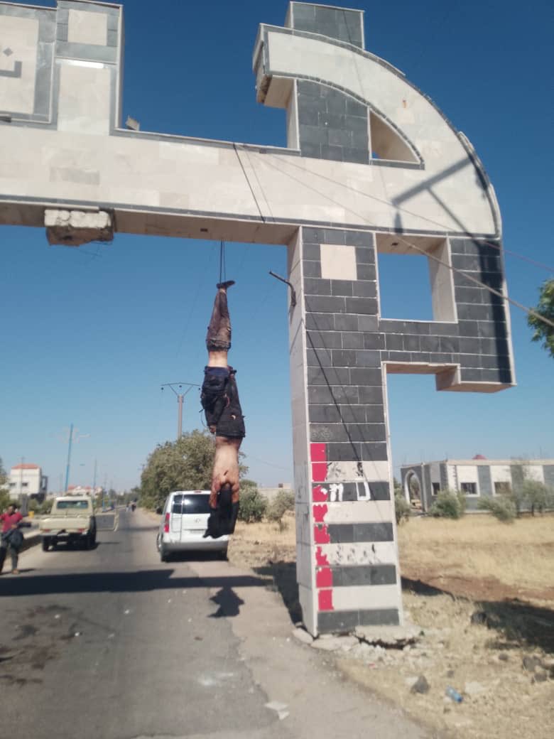 mahmod1989512's tweet image. تنكيل بالجثث المدنيين من العرب البدو من قبل كلاب نتنياهو في السويداء
#انقذو_بدو_السويداء