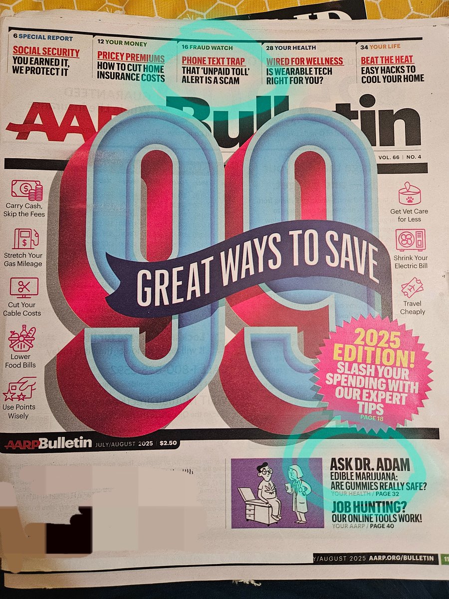 Cathy Senderling-McDonald (@csend) on Twitter photo Illistrating the dichotomy of the group <a href="/AARP/">AARP</a> is reaching - so you might want to get high on gummies, but don't fall for that unpaid toll text scam! And yes this is our personal copy. #proudaarpmembers #hubbygotto50first Illistrating the dichotomy of the group <a href="/AARP/">AARP</a> is reaching - so you might want to get high on gummies, but don't fall for that unpaid toll text scam! And yes this is our personal copy. #proudaarpmembers #hubbygotto50first