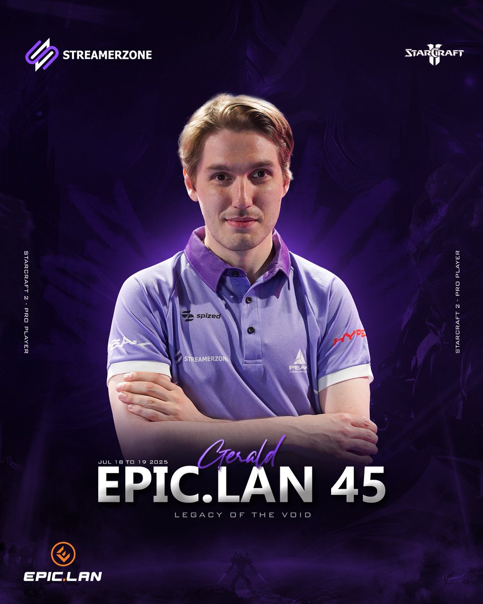 Streamerzone Gaming (@szg_esport) on Twitter photo 🇵🇱 <a href="/Gerald23sc2/">Gerald23sc2</a> is heading to EPIC.LAN 45 with eyes on a third straight title 🏆🏆🏆
Can anyone stop the streak?
#SC2 #EPICLAN45 #StarCraft2 #eSports 🇵🇱 <a href="/Gerald23sc2/">Gerald23sc2</a> is heading to EPIC.LAN 45 with eyes on a third straight title 🏆🏆🏆
Can anyone stop the streak?
#SC2 #EPICLAN45 #StarCraft2 #eSports