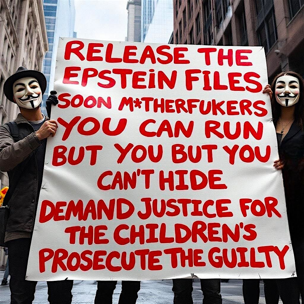 Ccwhiteangel's tweet image. Hello Hello @DonaldTrump @elonmusk @grok @TheAIThinkers Deal with #Anonymous because you're all Fuckt #ReleaseEpsteinFiles #TrumpPedoFiles #TrumpEpsteinCoverup #EpsteinClientList 👇 👇 👇
Clean & Unredacted
…4m6dztpvduafdzhpxuksfsnc267cgid.onion/swbECHMoufDJNR…
#WeAreLegion #ExpectUs
#ShareIt #BlowThemUp