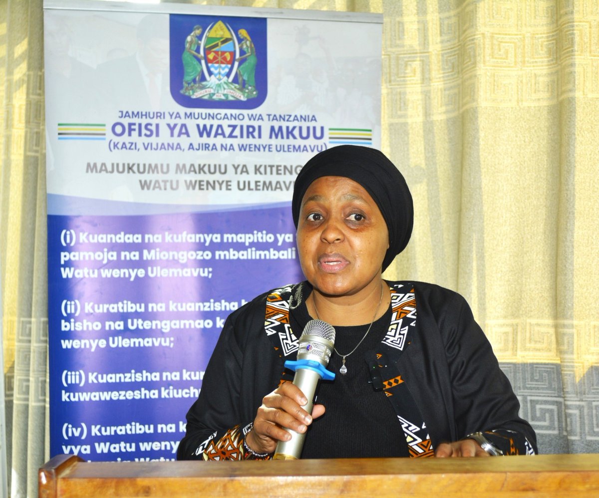 unwomentanzania's tweet image. From July 16–18, PMO held a regional training in Tabora for Social Welfare & ICT Officers to boost effective use of PD-MIS for gender-responsive disability data.
DPS Zuhura Yunus called for enhanced oversight & dedicated budget allocations at the local level to ensure…