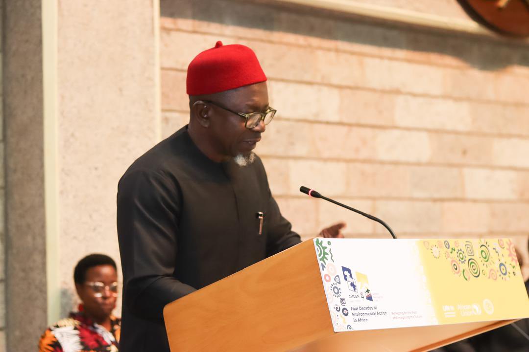 mznaab's tweet image. Today at #AMCEN40 in Nairobi, I delivered remarks on behalf of @UNDPAfrica Regional Director @ahunnaeziakonwa, marking 40 years of continental cooperation on environment.
Since its founding, #AMCEN has helped shape Africa’s collective positions on climate and environmental…